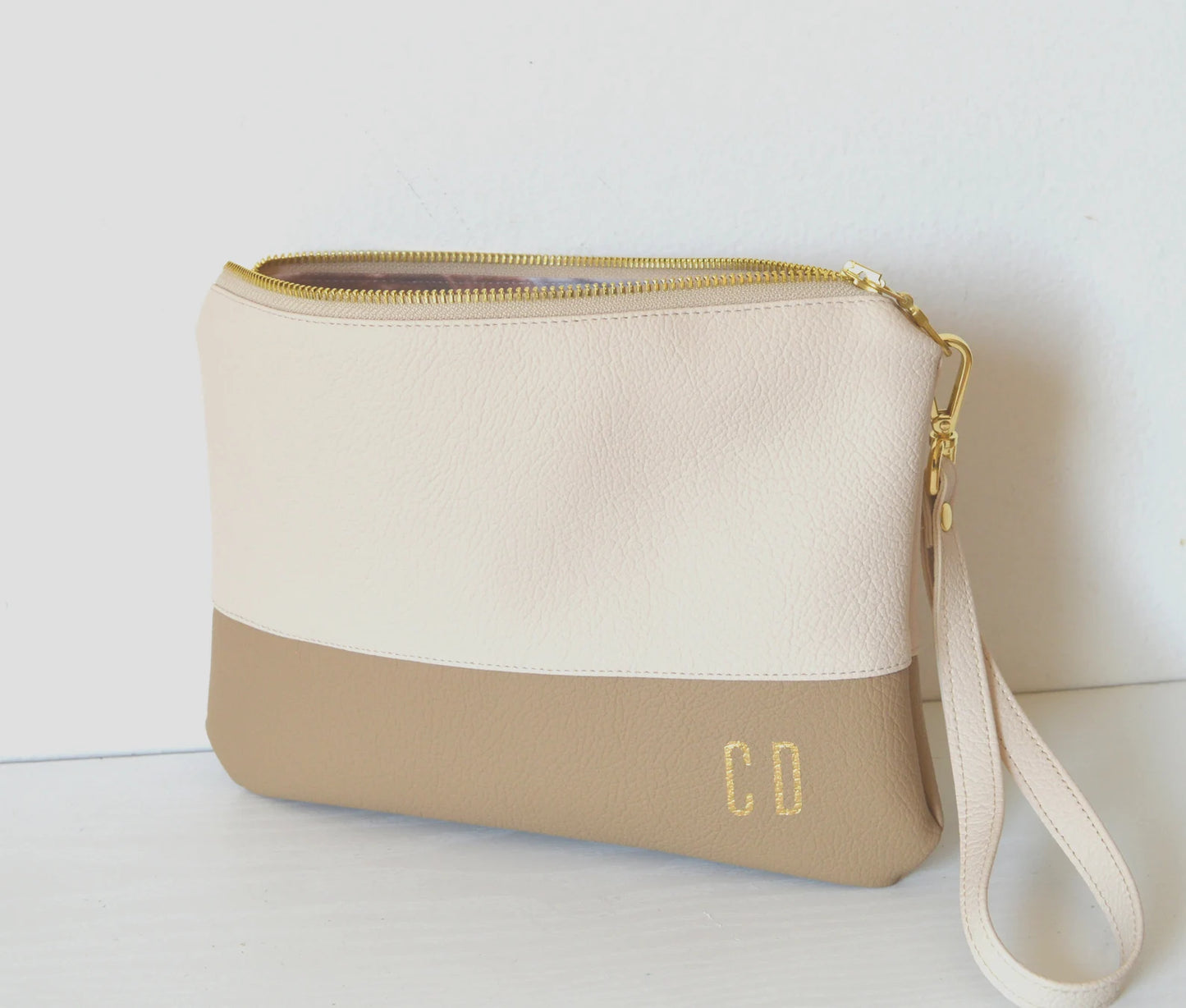 Personalized wedding clutch