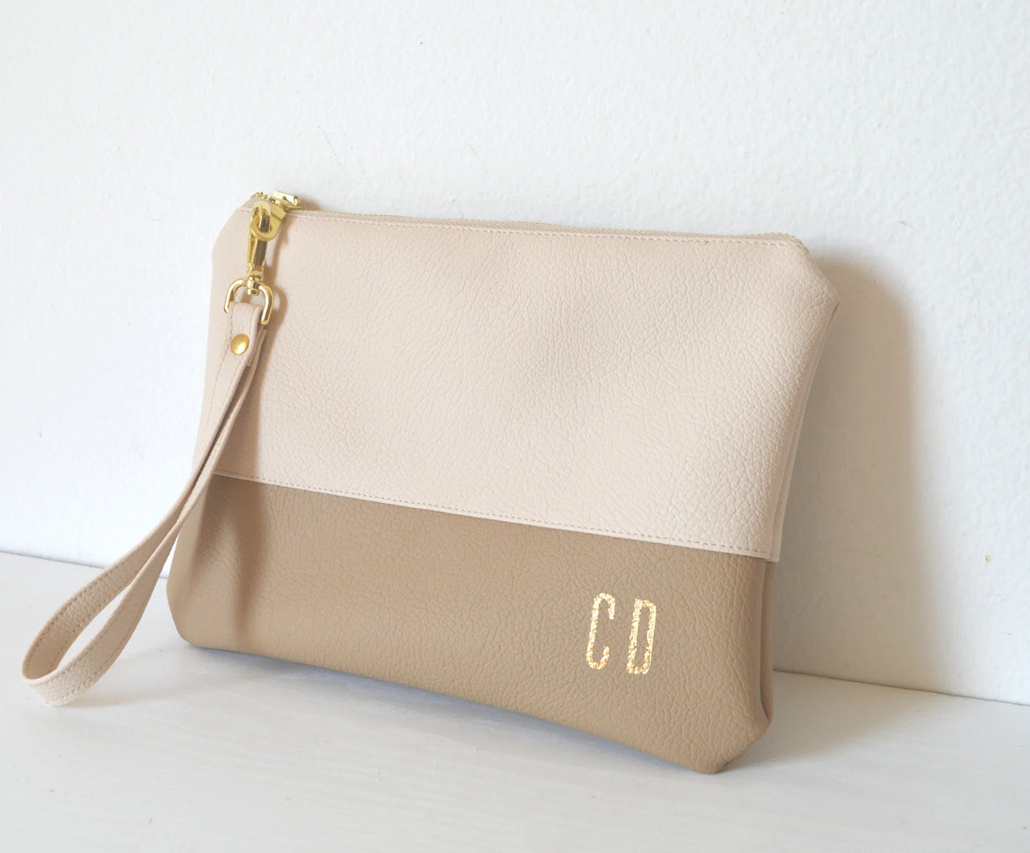 Personalized wedding clutch