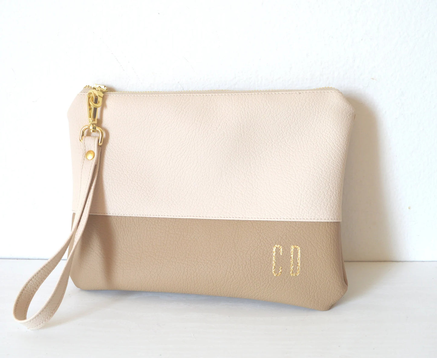 Personalized wedding clutch