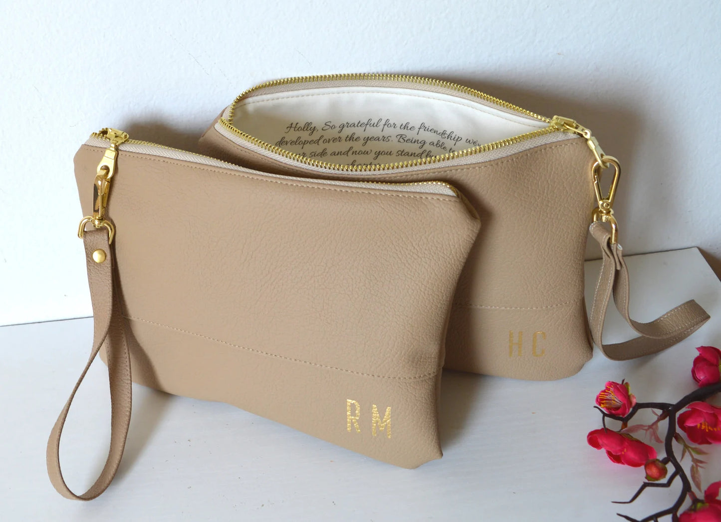 Personalized Clutch with Custom Note