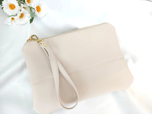 Custom photo and message clutch bag