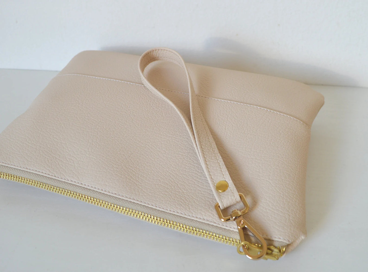 Custom photo and message clutch bag