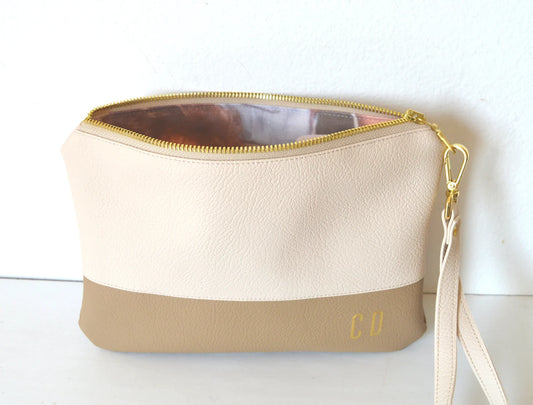 Personalized wedding clutch