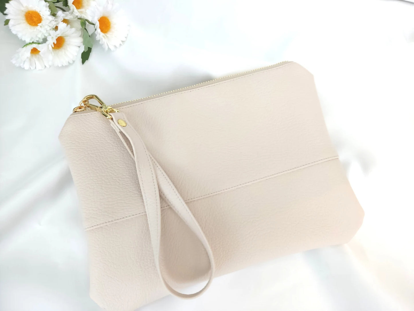 Custom photo and message clutch bag