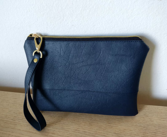 Custom note and photo clutch purse